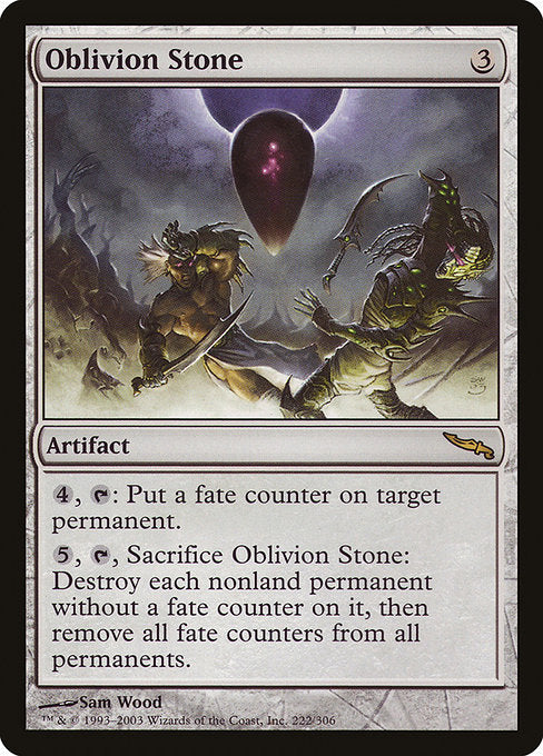 Oblivion Stone (222) [Mirrodin]