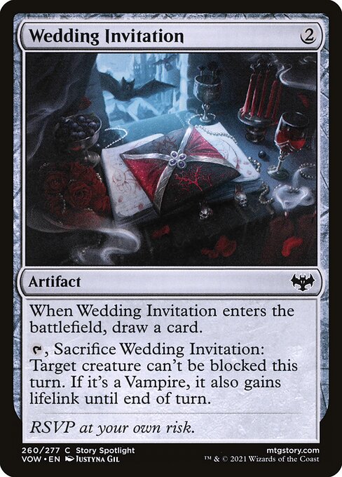 Wedding Invitation (260) [Innistrad: Crimson Vow]