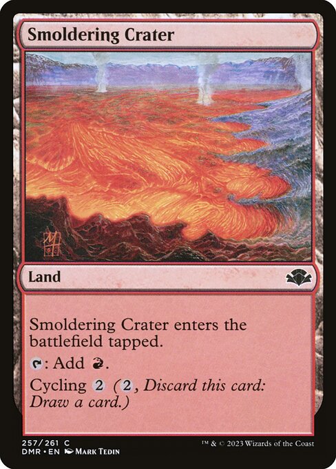 Smoldering Crater (257) [Dominaria Remastered]