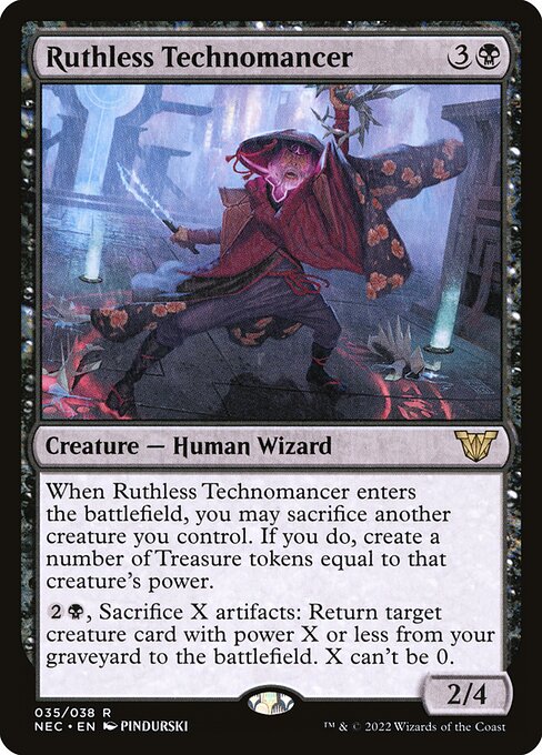 Ruthless Technomancer (35) [Neon Dynasty Commander]