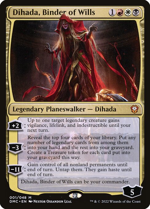 Dihada, Binder of Wills (1) [Dominaria United Commander]
