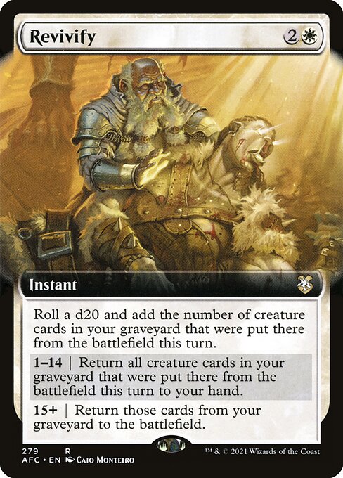 Revivify (279) [Forgotten Realms Commander] [Extended Art]
