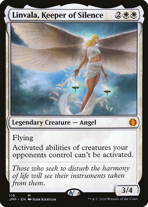 Linvala, Keeper of Silence (119) [Jumpstart]