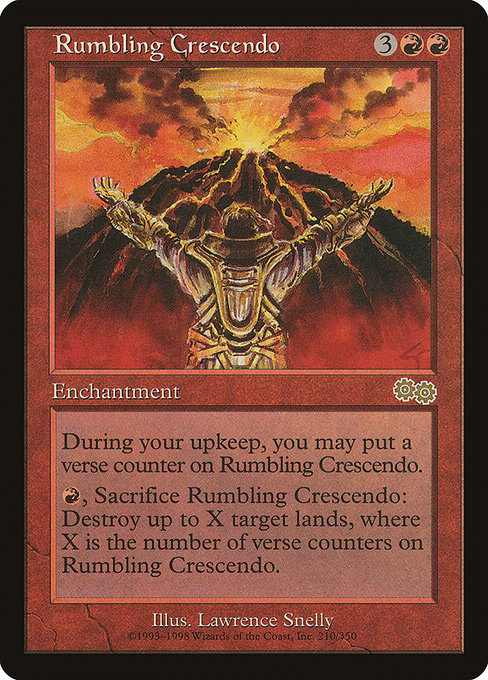 Rumbling Crescendo (210) [Urza's Saga]