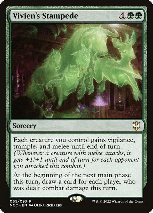 Vivien's Stampede (65) [New Capenna Commander]