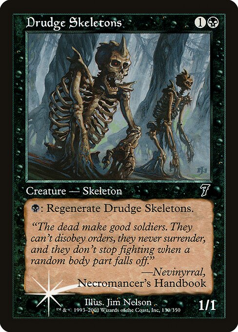 Drudge Skeletons (130★) [Seventh Edition]