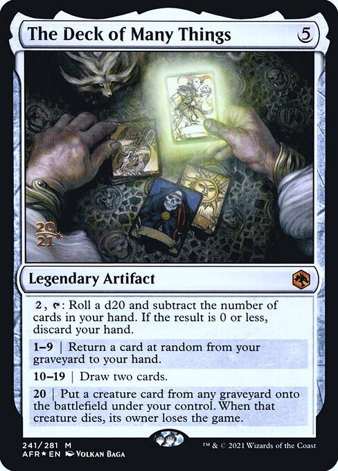 The Deck of Many Things (241s) [Adventures in the Forgotten Realms Promos]