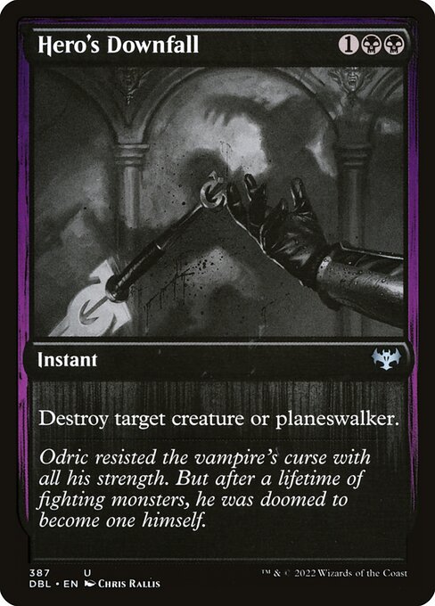 Hero's Downfall (387) [Innistrad: Double Feature]