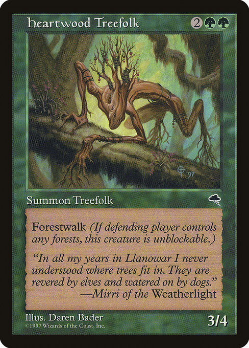 Heartwood Treefolk (233) [Tempest]