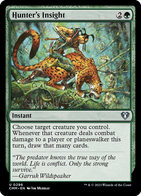 Hunter's Insight (296) [Commander Masters]