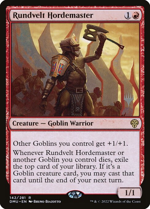 Rundvelt Hordemaster (142p) [Dominaria United Promos]