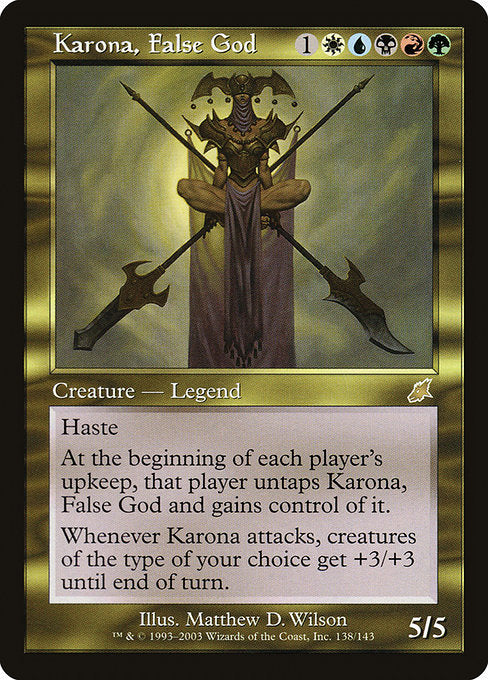 Karona, False God (138) [Scourge]
