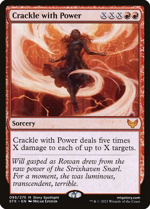 Crackle with Power (95) [Strixhaven: School of Mages]