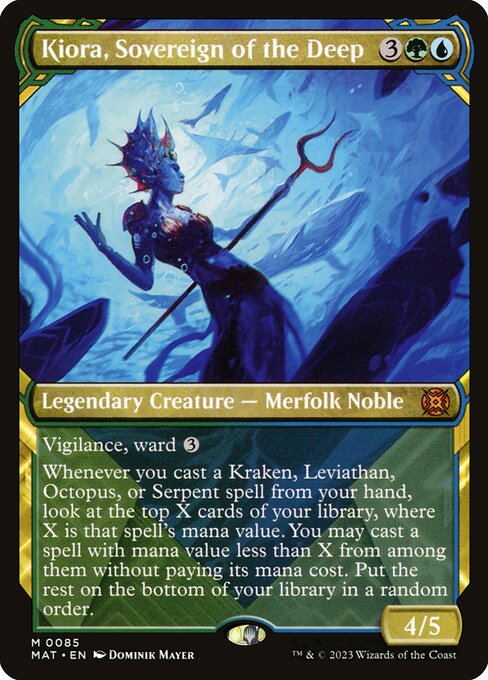 Kiora, Sovereign of the Deep (85) [March of the Machine: The Aftermath] [Showcase]