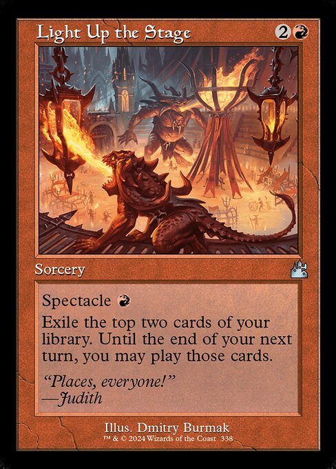Light Up the Stage (338) [Ravnica Remastered]