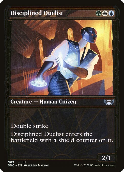 Disciplined Duelist (369) [Streets of New Capenna] [Showcase]