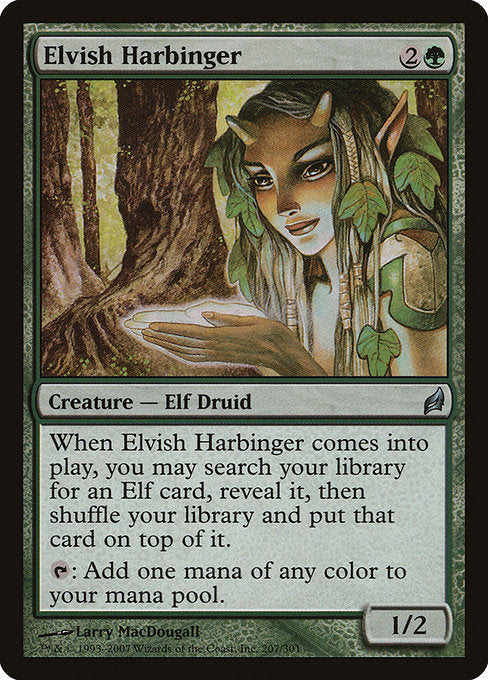 Elvish Harbinger (207) [Lorwyn]