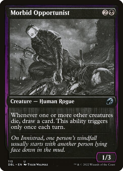 Morbid Opportunist (113) [Innistrad: Double Feature]