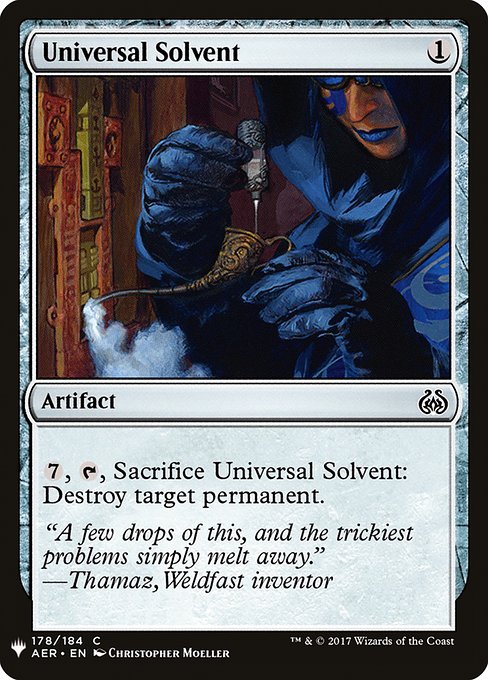 Universal Solvent (AER-178) [The List]