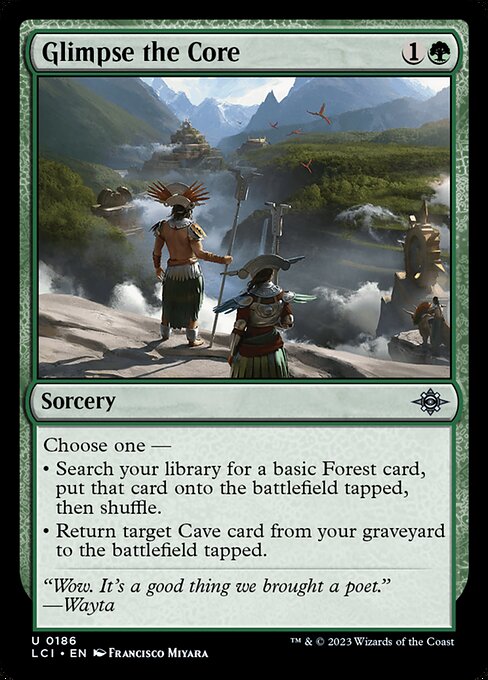 Glimpse the Core (186) [The Lost Caverns of Ixalan]