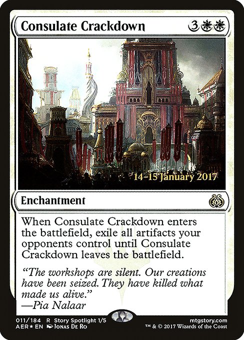 Consulate Crackdown (11s) [Aether Revolt Promos]