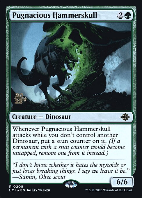 Pugnacious Hammerskull (208s) [The Lost Caverns of Ixalan Promos]