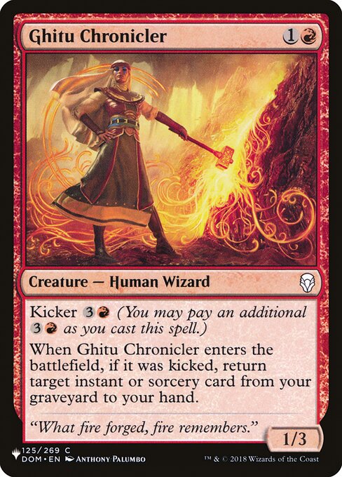Ghitu Chronicler (DOM-125) [The List]