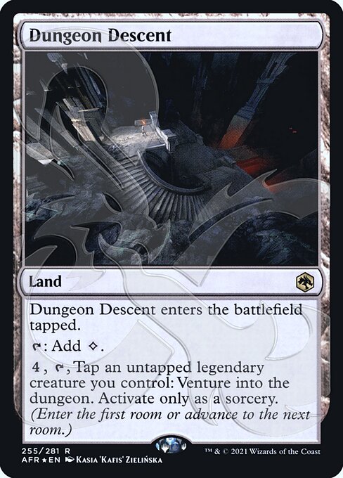 Dungeon Descent (255a) [Adventures in the Forgotten Realms Promos]