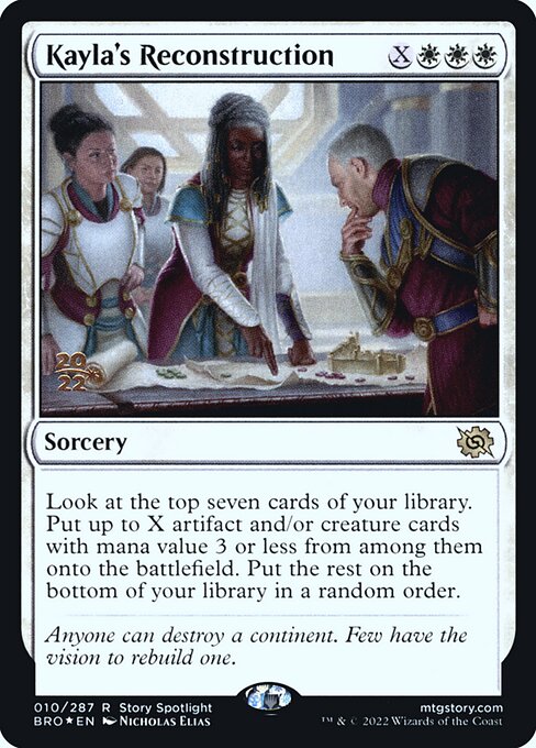 Kayla's Reconstruction (10s) [The Brothers' War Promos]