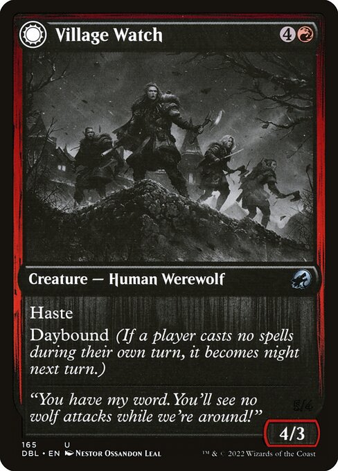 Village Watch // Village Reavers (165) [Innistrad: Double Feature]