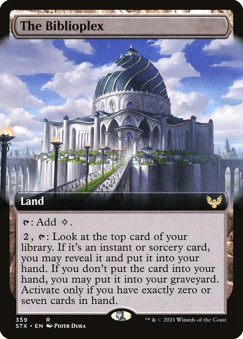 The Biblioplex (359) [Strixhaven: School of Mages] [Extended Art]