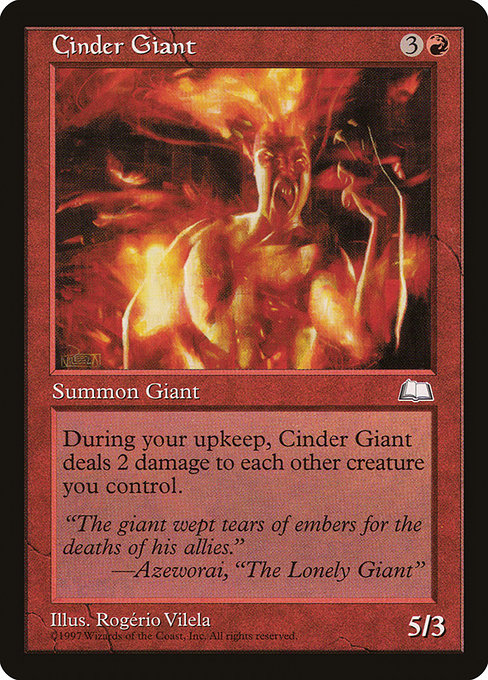 Cinder Giant (93) [Weatherlight]