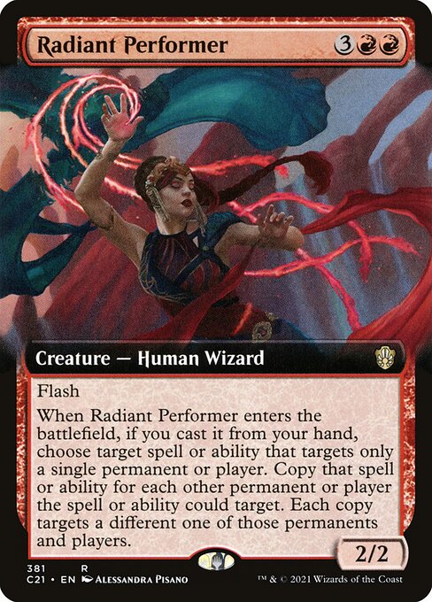 Radiant Performer (381) [Commander 2021] [Extended Art]