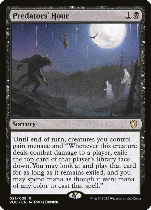 Predators' Hour (21) [Crimson Vow Commander]