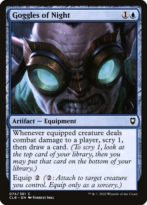 Goggles of Night (74) [Commander Legends: Battle for Baldur's Gate]