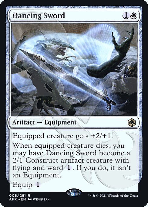 Dancing Sword (8a) [Adventures in the Forgotten Realms Promos]