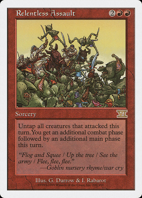 Relentless Assault (202) [Classic Sixth Edition]