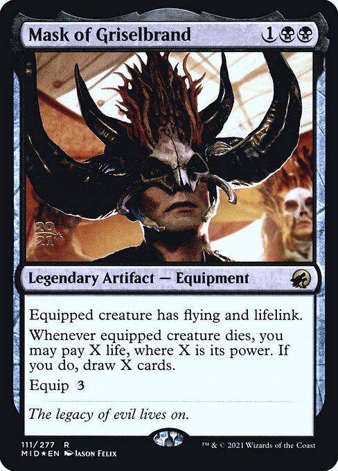 Mask of Griselbrand (111s) [Innistrad: Midnight Hunt Promos]