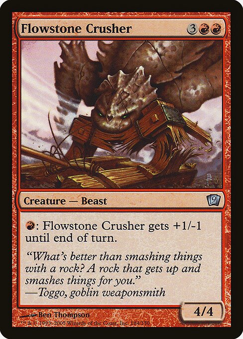 Flowstone Crusher (184★) [Ninth Edition]