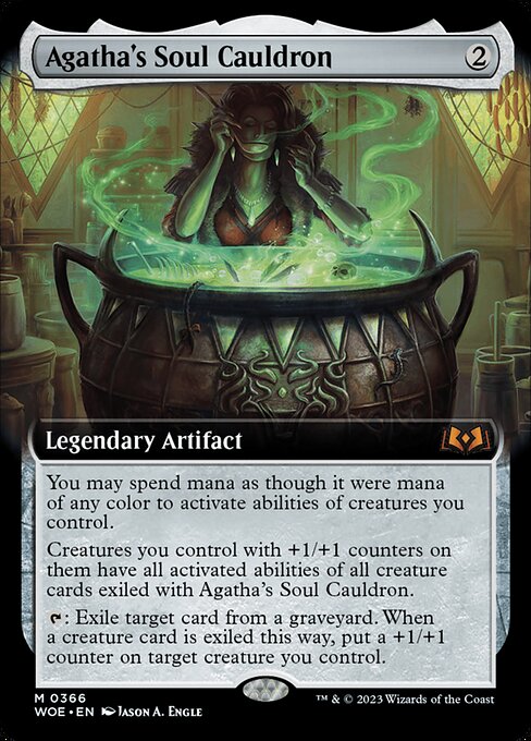 Agatha's Soul Cauldron (366) [Wilds of Eldraine] [Extended Art]