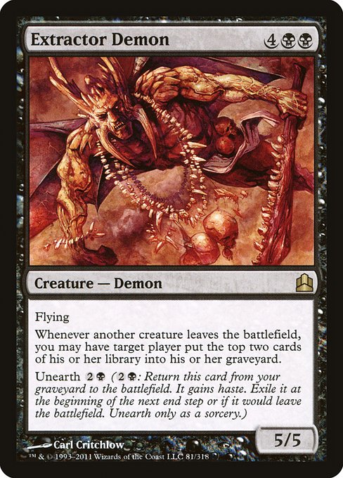 Extractor Demon (81) [Commander 2011]