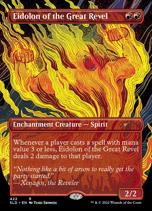 Eidolon of the Great Revel (422) [Secret Lair Drop] [Borderless]