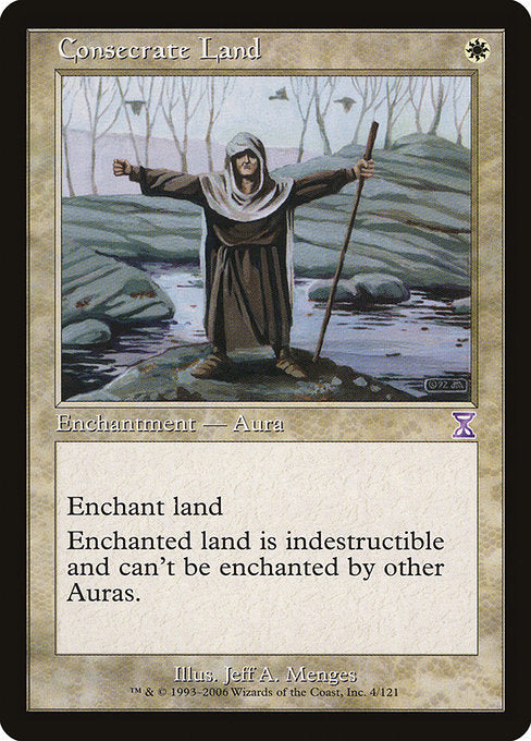 Consecrate Land (4) [Time Spiral Timeshifted]