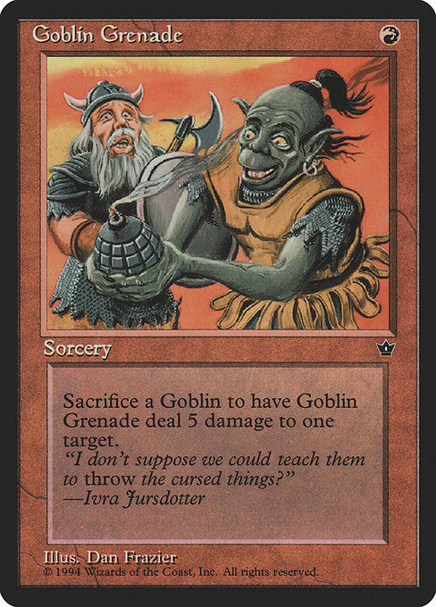 Goblin Grenade (56b) [Fallen Empires]