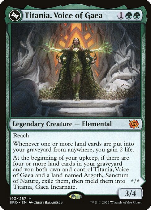Titania, Voice of Gaea (193) [The Brothers' War]