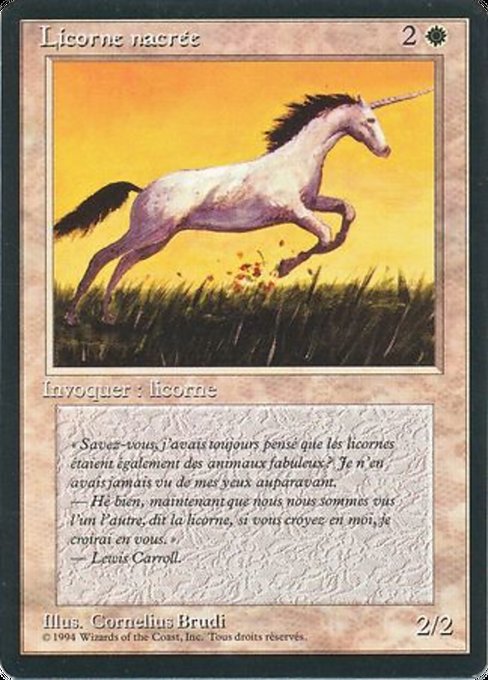 Pearled Unicorn (30) [Foreign Black Border]