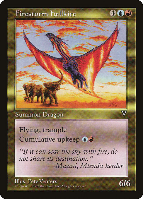 Firestorm Hellkite (130) [Visions]