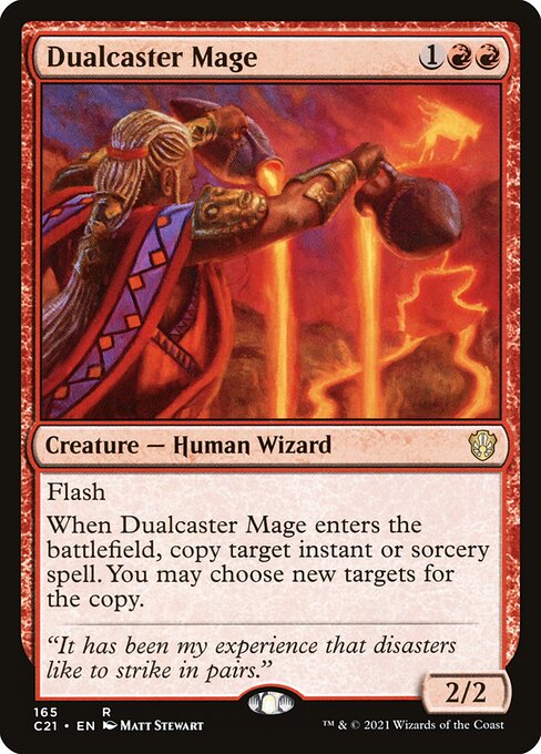 Dualcaster Mage (165) [Commander 2021]