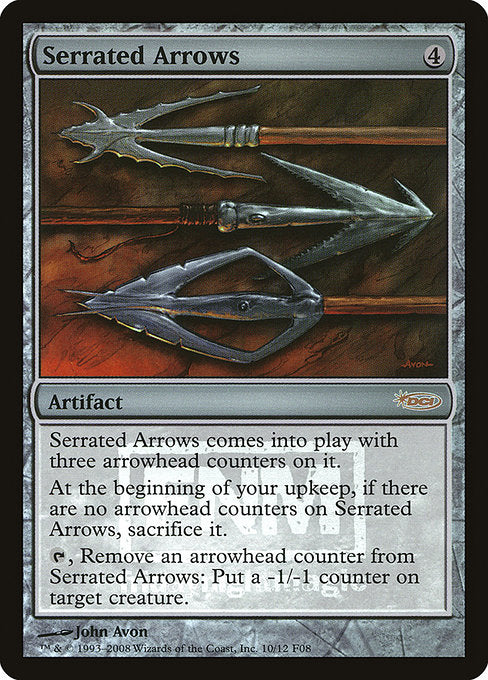 Serrated Arrows (10) [Friday Night Magic 2008]