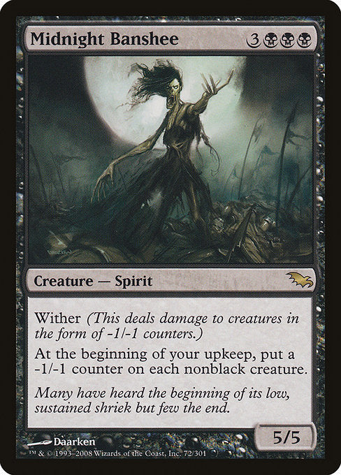Midnight Banshee (72) [Shadowmoor]